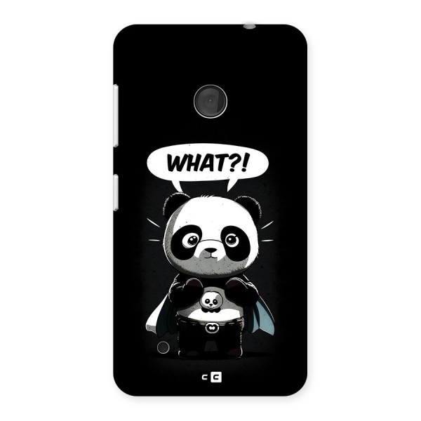 Panda What Confused Back Case for Lumia 530