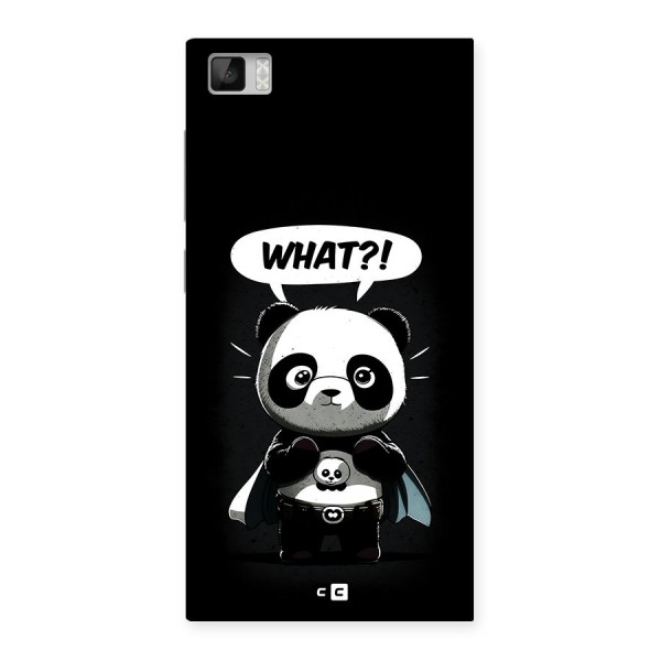 Panda What Confused Back Case for Mi3