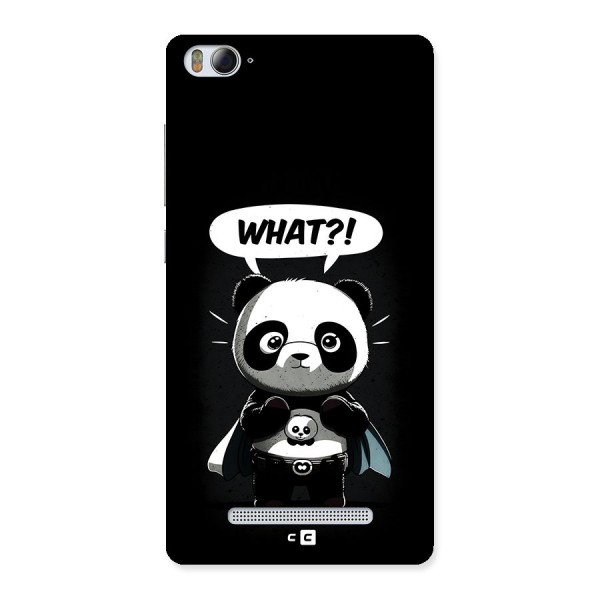 Panda What Confused Back Case for Mi4i