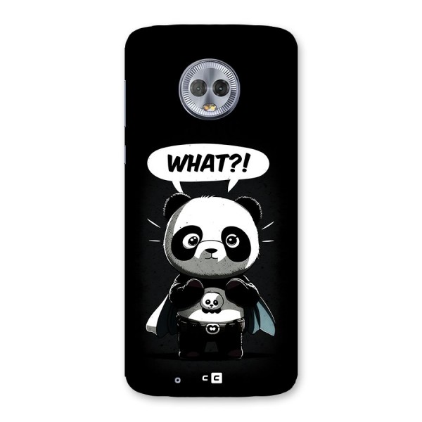 Panda What Confused Back Case for Moto G6