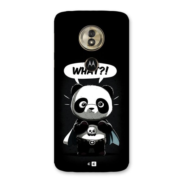 Panda What Confused Back Case for Moto G6 Play