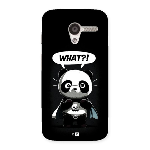 Panda What Confused Back Case for Moto X