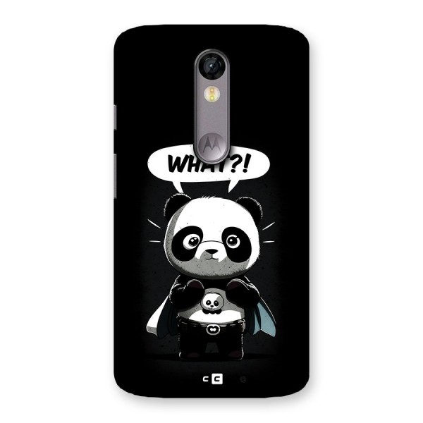 Panda What Confused Back Case for Moto X Force