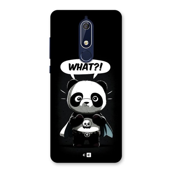 Panda What Confused Back Case for Nokia 5.1