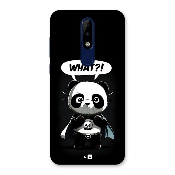 Panda What Confused Back Case for Nokia 5.1 Plus