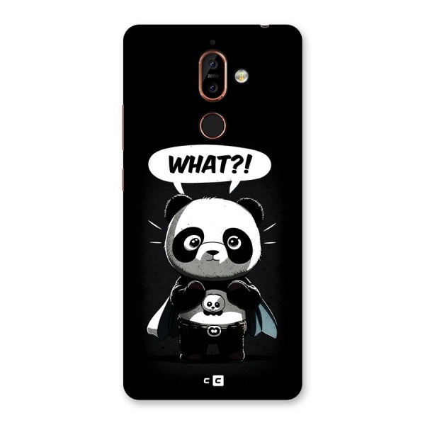 Panda What Confused Back Case for Nokia 7 Plus