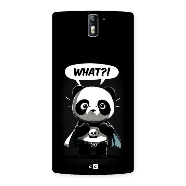 Panda What Confused Back Case for OnePlus One