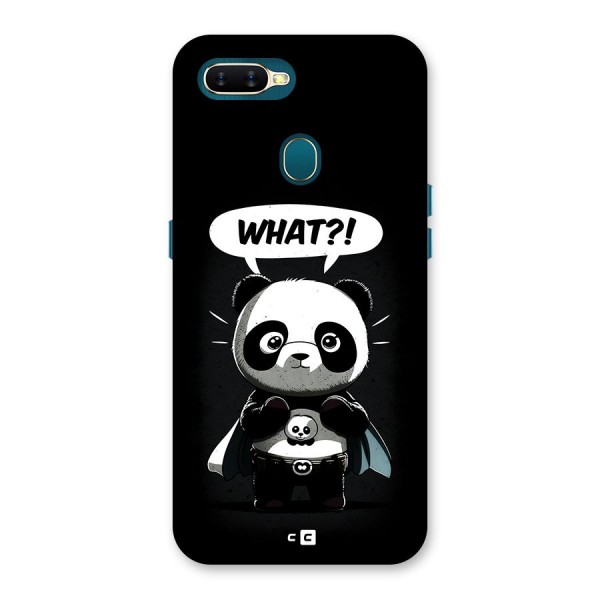 Panda What Confused Back Case for Oppo A11k