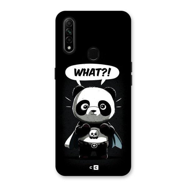 Panda What Confused Back Case for Oppo A31