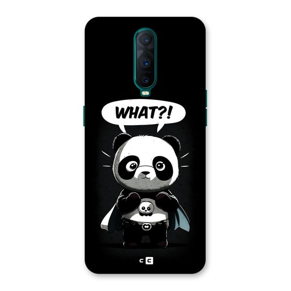 Panda What Confused Back Case for Oppo R17 Pro