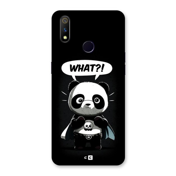 Panda What Confused Back Case for Realme 3 Pro