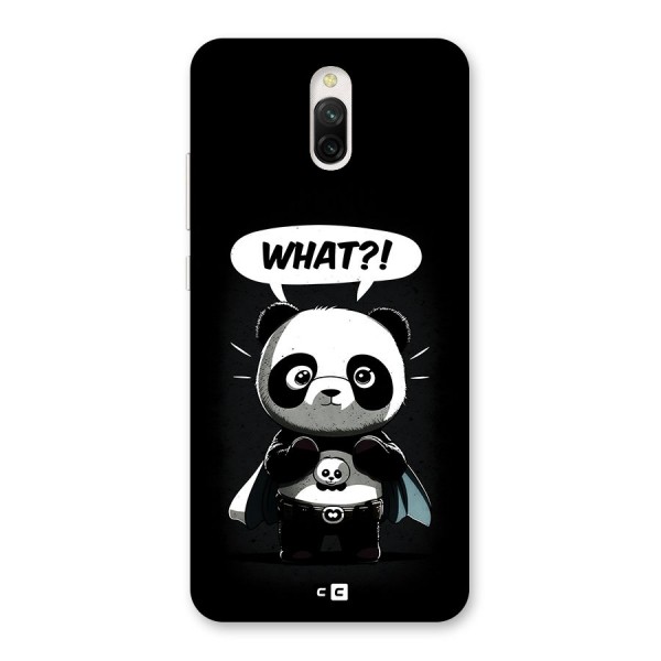 Panda What Confused Back Case for Redmi 8A Dual