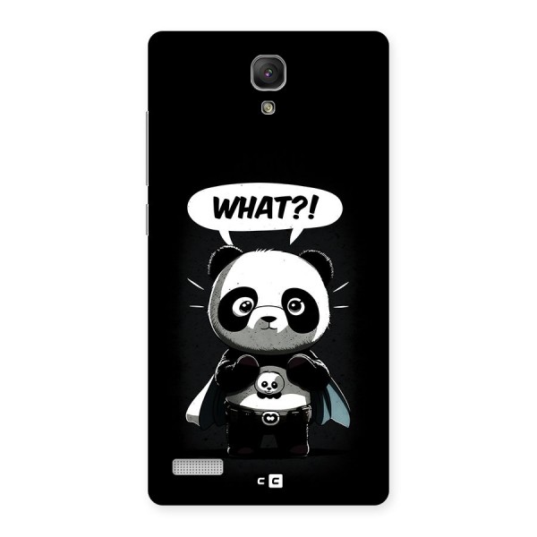 Panda What Confused Back Case for Redmi Note