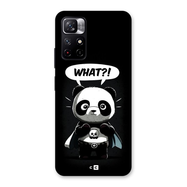 Panda What Confused Back Case for Redmi Note 11T 5G