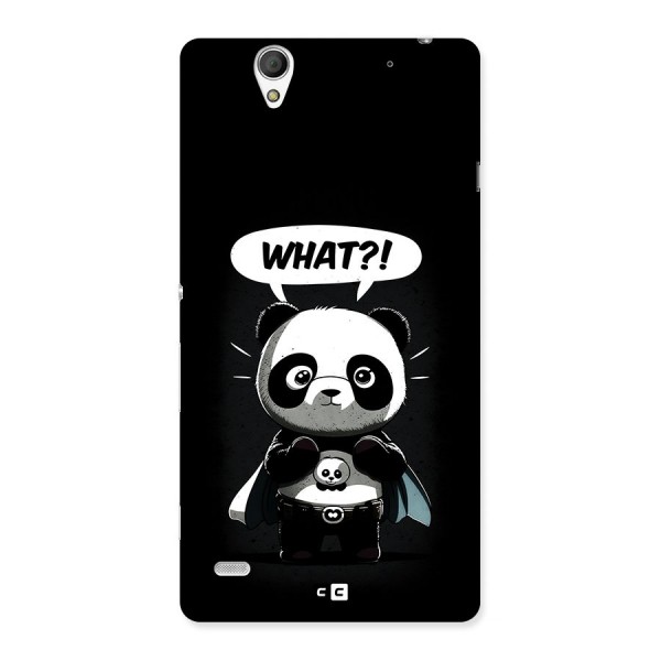 Panda What Confused Back Case for Xperia C4