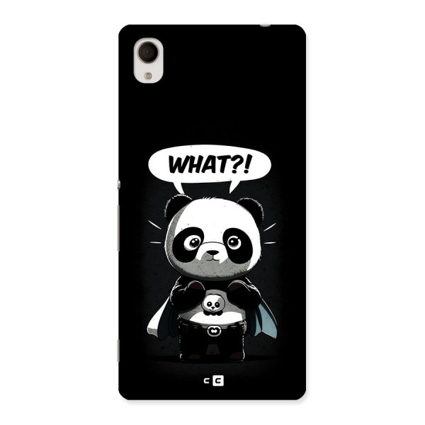 Panda What Confused Back Case for Xperia M4