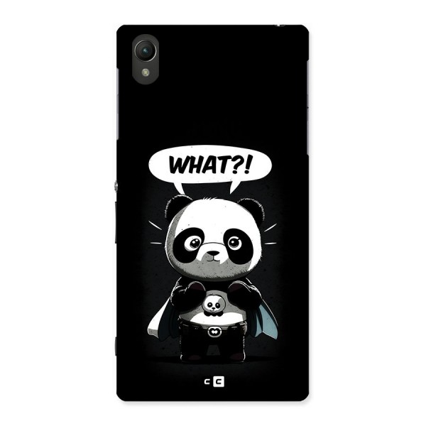 Panda What Confused Back Case for Xperia Z1