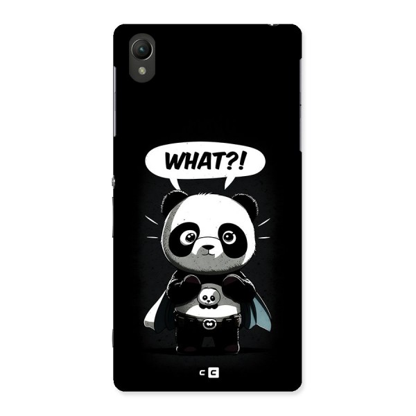 Panda What Confused Back Case for Xperia Z2
