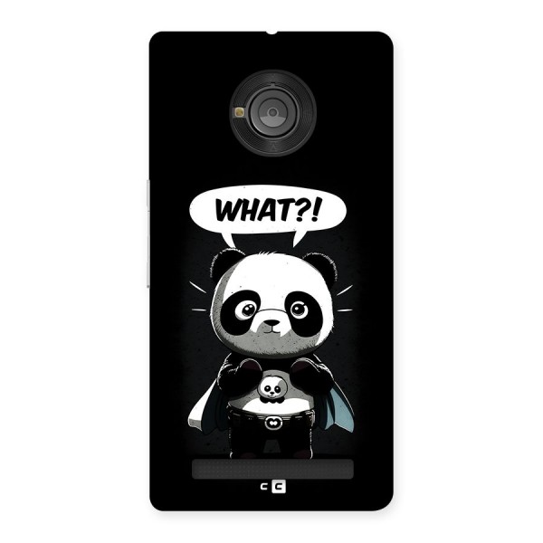 Panda What Confused Back Case for Yuphoria