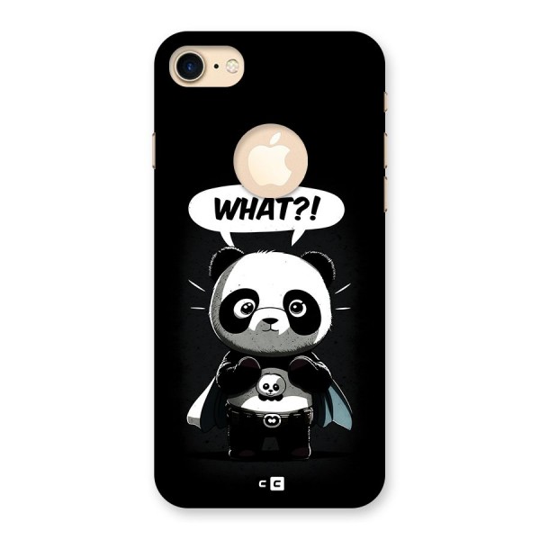 Panda What Confused Back Case for iPhone 8 Logo Cut