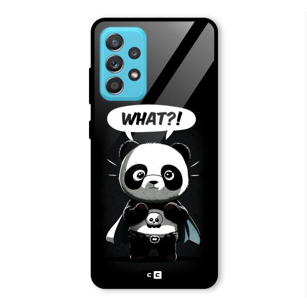 Panda What Confused Glass Back Case for Galaxy A52s 5G