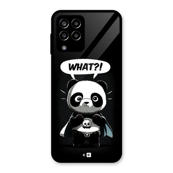 Panda What Confused Glass Back Case for Galaxy M33