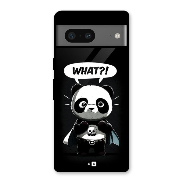 Panda What Confused Glass Back Case for Google Pixel 7