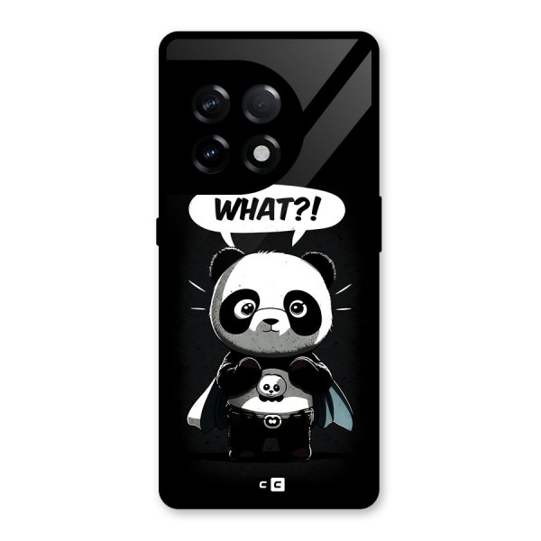 Panda What Confused Glass Back Case for OnePlus 11R