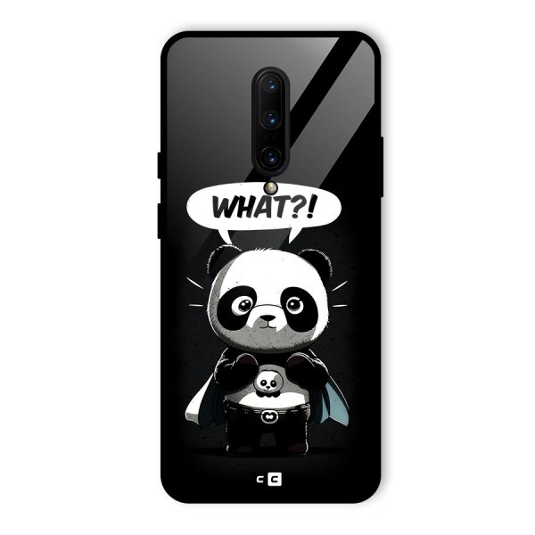 Panda What Confused Glass Back Case for OnePlus 7 Pro