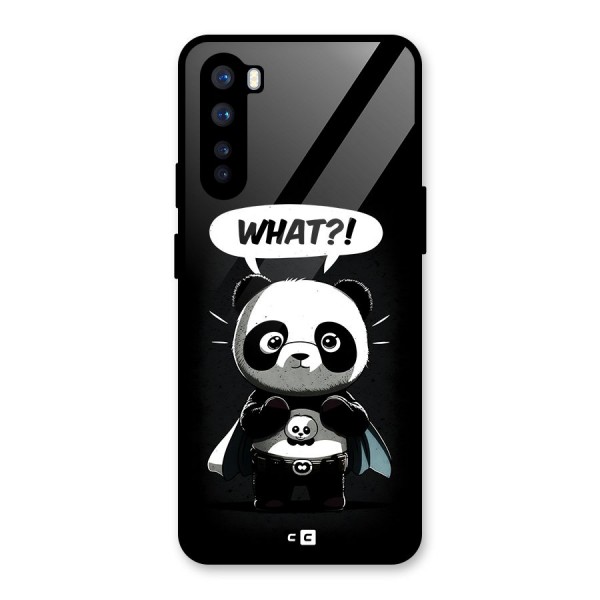 Panda What Confused Glass Back Case for OnePlus Nord