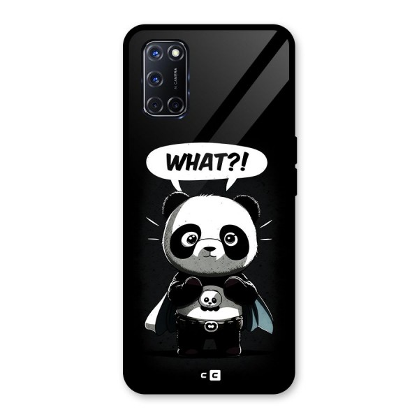 Panda What Confused Glass Back Case for Oppo A52