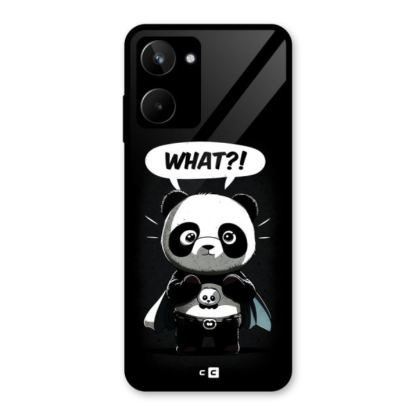 Panda What Confused Glass Back Case for Realme 10