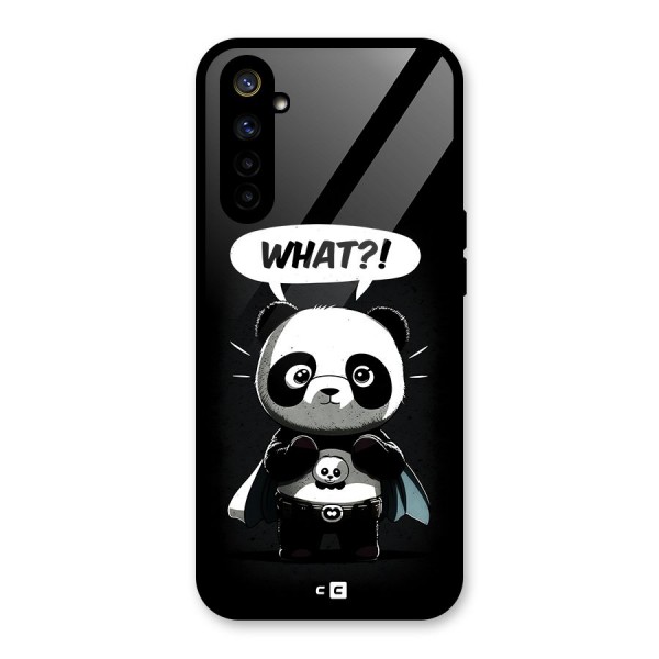 Panda What Confused Glass Back Case for Realme 6