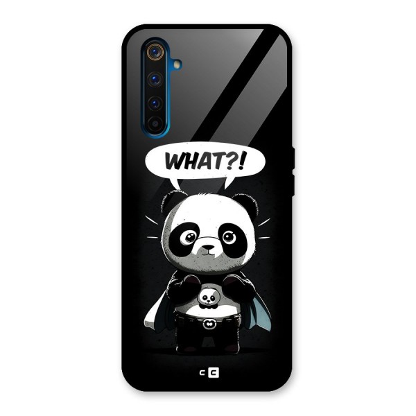 Panda What Confused Glass Back Case for Realme 6 Pro