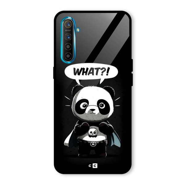 Panda What Confused Glass Back Case for Realme XT