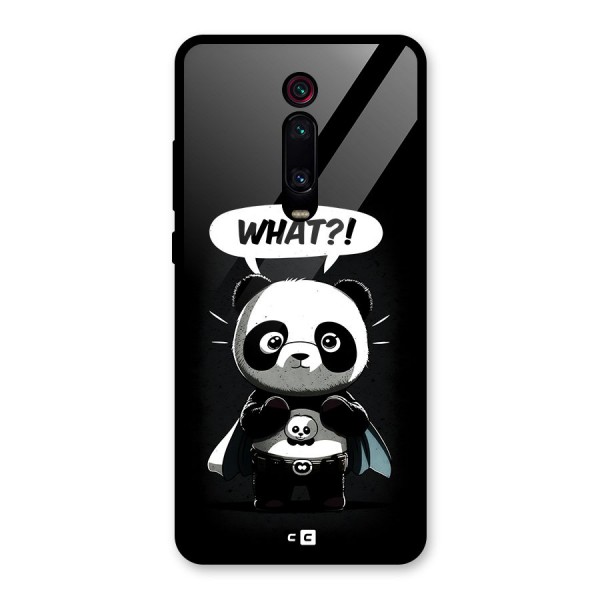 Panda What Confused Glass Back Case for Redmi K20