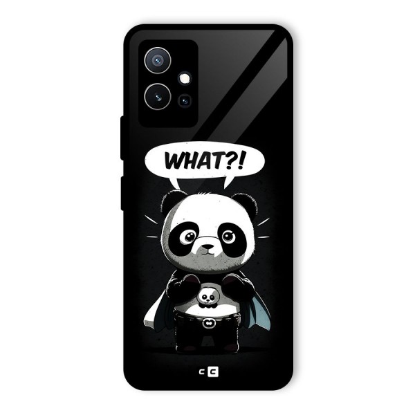 Panda What Confused Glass Back Case for Vivo T1 5G