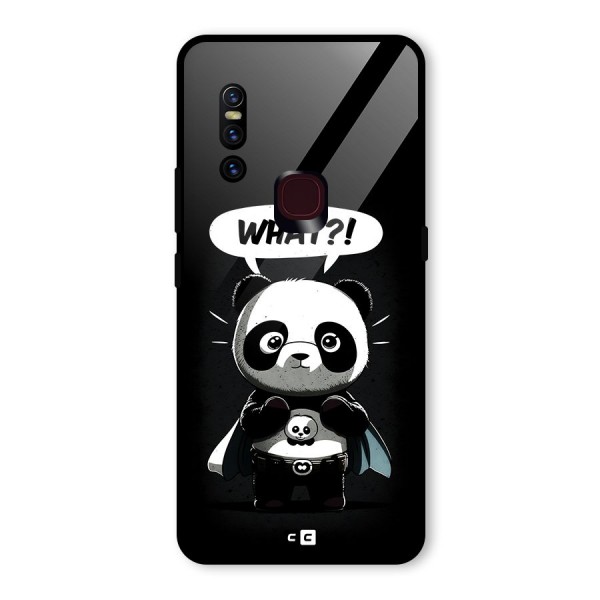 Panda What Confused Glass Back Case for Vivo V15