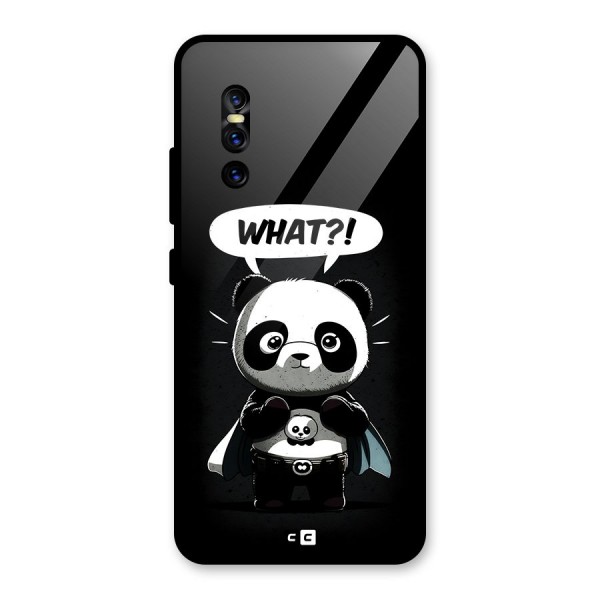 Panda What Confused Glass Back Case for Vivo V15 Pro