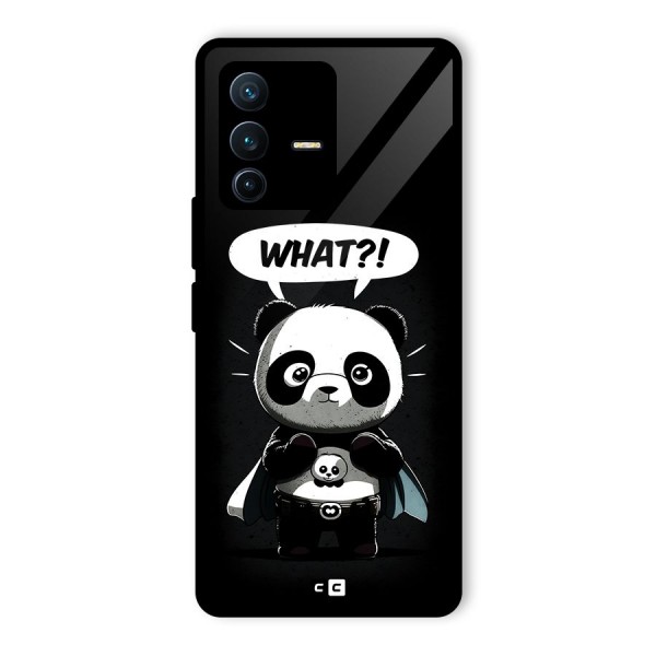 Panda What Confused Glass Back Case for Vivo V23 Pro