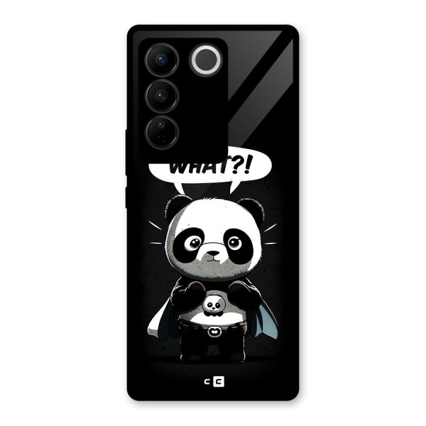 Panda What Confused Glass Back Case for Vivo V27