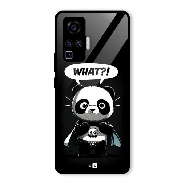 Panda What Confused Glass Back Case for Vivo X50 Pro