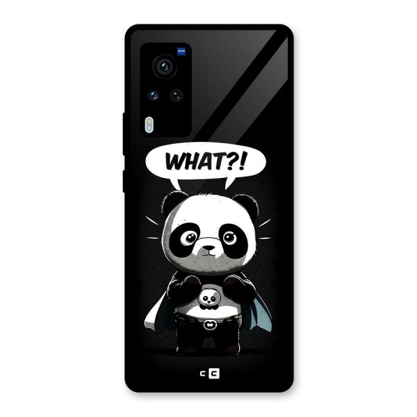 Panda What Confused Glass Back Case for Vivo X60 Pro