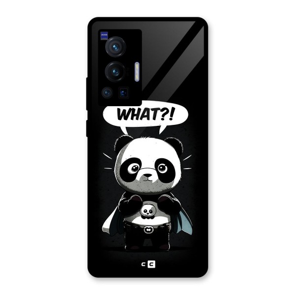 Panda What Confused Glass Back Case for Vivo X70 Pro