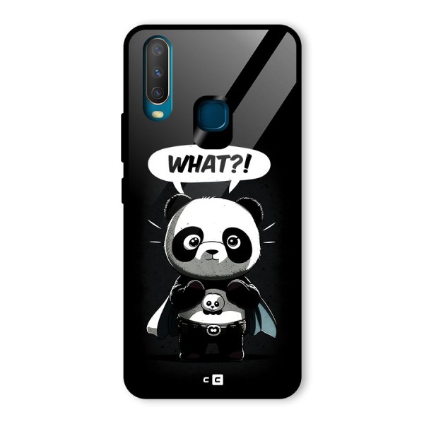 Panda What Confused Glass Back Case for Vivo Y12