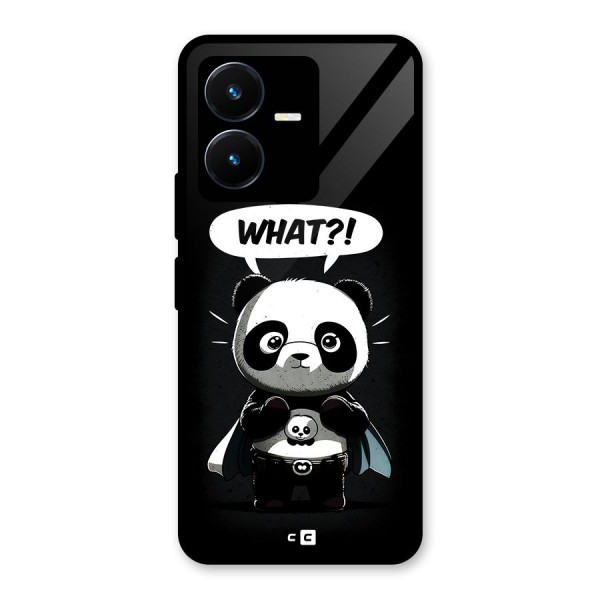 Panda What Confused Glass Back Case for Vivo Y22