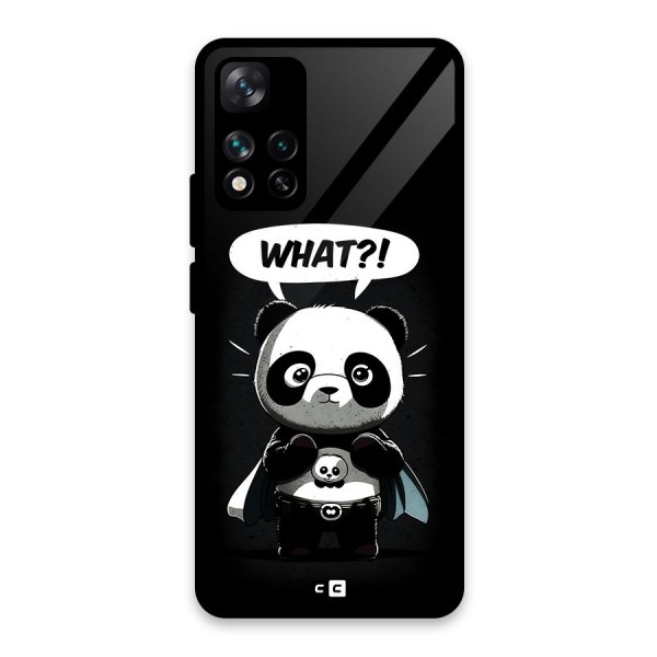 Panda What Confused Glass Back Case for Xiaomi 11i 5G