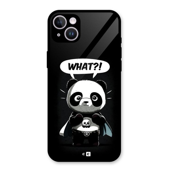 Panda What Confused Glass Back Case for iPhone 14 Plus