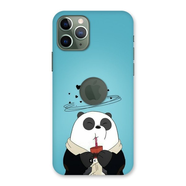 Pandaa Ji Back Case for iPhone 11 Pro Logo Cut