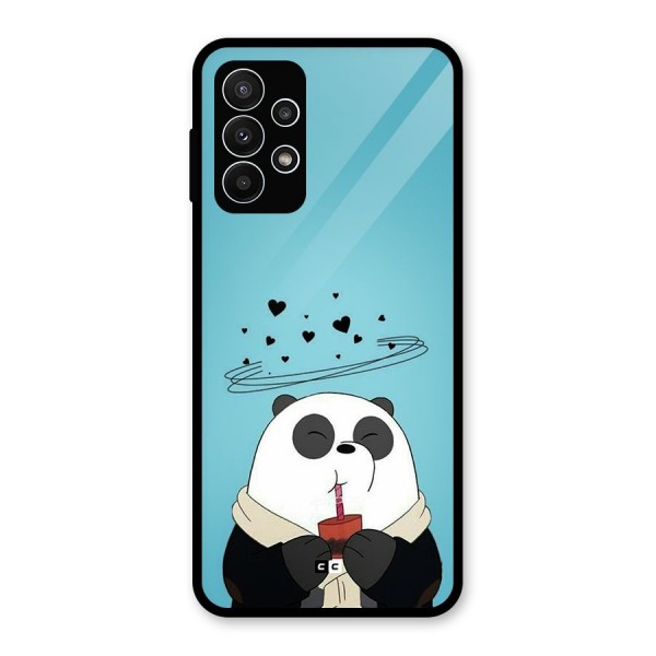 Pandaa Ji Glass Back Case for Galaxy A23